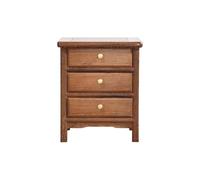 KOHUS Mesas De Noche Para Dormitorio Petite Commode en Bois, Table de Chevet de Chambre à Coucher, Armoire de Rangement de Style Chinois, Armoire à tiroirs Table D'appoint/Table De Nuit avec Tiroirs