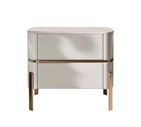 KOHUS Mesas De Noche Para Dormitorio Table De Chevet en Ardoise for Chambre Principale, Table De Chevet Simple, Meuble De Rangement Moderne Haut De Gamme Table D'appoint/Table De Nuit avec Tiroirs(2)