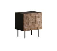 KOHUS Mesas De Noche Para Dormitorio Table de chevet en bois massif Canapé de salon Petite armoire de chevet Table d'appoint de lit Table d'appoint Table de chevet avec tiroirs
