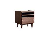KOHUS Mesas De Noche Para Dormitorio Table De Chevet en Bois Massif, Table De Chevet for Chambre À Coucher, Petite Armoire De Rangement Simple Table D'appoint/Table De Nuit avec Tiroirs