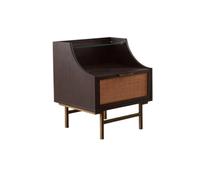 KOHUS Mesas De Noche Para Dormitorio Table de chevet simple et solide Table d'appoint nordique avec tiroirs
