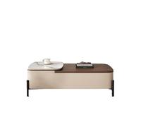 KOHUS Petites Tables D'appoint pour Chambre Table Basse à Ascenseur Rotatif, Salon, ménage, Petit Appartement, Rangement, Table à thé rectangulaire en Ardoise Table Basse de Salon