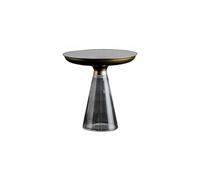 KOHUS Petites Tables D'appoint pour Chambre Table Basse d'art Nordique, Bord Rond en Verre Léger Et Luxueux, Canapé De Salon, Petite Table Basse for Plusieurs Familles Table Basse de Salon(A)