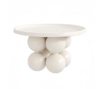 KOHUS Petites Tables D'appoint pour Chambre Table Basse de Salon, Table à thé Ronde créative Table Basse de Salon