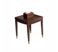 KOHUS Petites Tables D'appoint pour Chambre Table Basse en Bois Massif De Noyer Noir, Légère, Luxueuse Et Simple, for Salon Et Petite Table Carrée for Petite Famille Table Basse de Salon