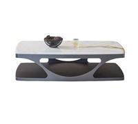 KOHUS Petites Tables D'appoint pour Chambre Table Basse rectangulaire en marbre for Salon, Meuble Multifonctionnel Table Basse de Salon