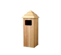 KOHUS Poubelle D'extérieur Poubelles extérieures en bois, grand parc Commercial, benne panoramique, bacs de stockage de grande capacité dans la cour Poubelle de Jardin(A)
