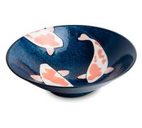 Koi-Bowls - ASIATICA - Bol à ramen en porcelaine, différentes tailles - Bol asiatique de qualité supérieure pour riz, pâtes, tapas, udon, céréales, soupes - Fabriqué au Japon (grand bol Ø 25 cm,