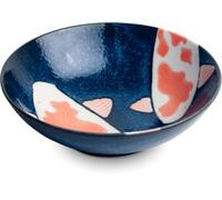 Koi Bowls - ASIATICA - Bol à ramen en porcelaine, différentes tailles - Bol asiatique de qualité supérieure pour riz, pâtes, tapas, udon, céréales, soupes - Fabriqué au Japon (bol Ø 14,5 cm, hauteur