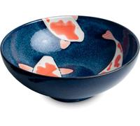 Koi-Bowls - ASIATICA - Bol à ramen en porcelaine, différentes tailles - Bol asiatique de qualité supérieure pour riz, pâtes, tapas, udon, céréales, soupes - Fabriqué au Japon (bol Ø 21,5 cm, hauteur 8