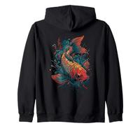 Koi Carpe Japonais - Force & Endurance Design Sweat à Capuche