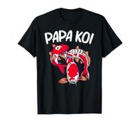 Koi Fish Gift For Dad Men Japan Koi Carp Fishes Pond Lover T-Shirt
