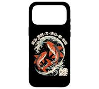 Koi Fish Kanji Carpe rétro Anime Japon Souvenir Coque pour iPhone 17 Pro Max