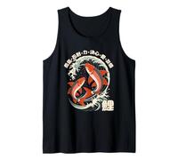 Koi Fish Kanji Carpe rétro Anime Japon Souvenir Débardeur