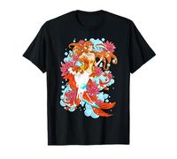 Koi Fish Mermaid Fantasy Art - Esprit d'eau élégant T-Shirt