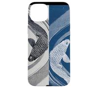 Koi Fish Yin-Yang Japonais Ukiyo-e Traditionnel Style Vintage Coque pour iPhone 15 Plus