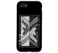 Koi Fish Yin-Yang Japonais Ukiyo-e Traditionnel Style Vintage Coque pour iPhone SE (2020) / 7/8