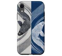 Koi Fish Yin-Yang Japonais Ukiyo-e Traditionnel Style Vintage Coque pour iPhone XR