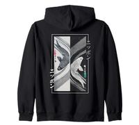 Koi Fish Yin-Yang Japonais Ukiyo-e Traditionnel Style Vintage Sweat à Capuche