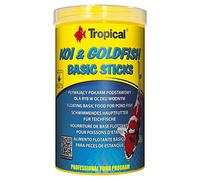 Koi&Goldfish Basic Sticks 1000ml / 80g - Aliment de Base Flottant pour carpes koï et Poissons d'étang