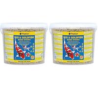 Koi&Goldfish Basic Sticks 5L / 430g - Aliment de Base Flottant pour carpes koï et Poissons d'étang (Lot de 2)