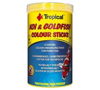 Koi&Goldfish Colour Sticks 1000ml / 80g - Aliment Flottant rehaussant la Couleur des Poissons d'étang