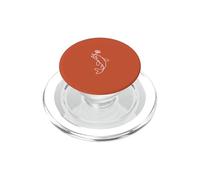 Koi Japonais Poisson Lotus Fleur Ligne Art Boho PopSockets PopGrip pour MagSafe