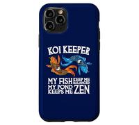 Koi Keeper Mes Poissons me Gardent en équilibre Mon étang me Garde Zen Coque pour iPhone 11 Pro