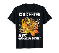 Koi Keeper par Day Gamer by Night Funny Koi Lover T-Shirt