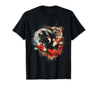 Koi Koi Carpe Japonaise Poisson Yin Yang Carpe Asiatique Koi Poisson T-Shirt