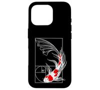 Koi Poisson Géométrie Fibonacci Spirale Japonais Coque pour iPhone 16 Pro