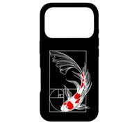 Koi Poisson Géométrie Fibonacci Spirale Japonais Coque pour iPhone 17 Pro
