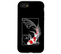 Koi Poisson Géométrie Fibonacci Spirale Japonais Coque pour iPhone SE (2020) / 7/8