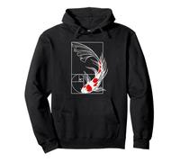 Koi Poisson Géométrie Fibonacci Spirale Japonais Sweat à Capuche