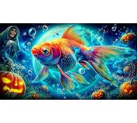 Koi-Poisson Puzzle 1000 pièces Educa Cadeau Unique De l'art Décoration Jeu éducatif Challenge Toy pour Adultes & Enfants des 14 Ans 38x52cm/1000pcs