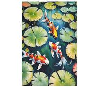 Koi Poisson Puzzle Adulte 1000 Pièces Artisanat Cadeau Famille Puzzles Jouet en Bois Cadeau Unique Décoration Intérieure 78×53cm