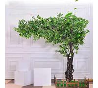 KOIAMVZW Artificiel Ficus Tree Grande Plante décorative intérieure pour Les hôtels, Les centres commerciaux et Les Mariages Design réaliste souhaitant Un Arbre A-1.5x1m