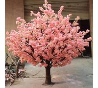 KOIAMVZW Cherry Blossoms Fleurs artificielles Arbre Pink Fleurs de Soie Plantes pour intérieur Outdoor Home Wedding Party Opening Mall Mall Restaurant DÉCOR 1.5 * 1,5M