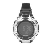 Koieam Digital Watch, Sports Watch Digital Watch Grand écran rétroéclairage 5bar Date d'alarme de datte chronographe Wrist pour Hommes Black Outdoor (Argent)