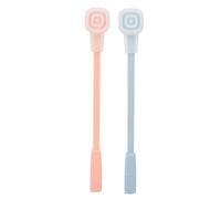 KOIEAM MERIDIAN PAT, 2PCS Meridian Pat Sha Board Pats Pink Blue Silicone Health Pats 3 In 1 Back Hammer Hammer Hammer Massage Tool Verser Home Hotel Office Health Centre