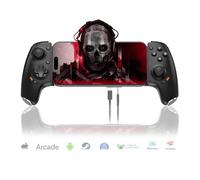 Koiiko Manette de jeu mobile de type C pour Android et iPhone 17/16/15 (USB-C), contrôleur de téléphone avec joysticks Hall et déclencheurs, lecture à distance/streaming Xbox/jeu cloud/COD, prise