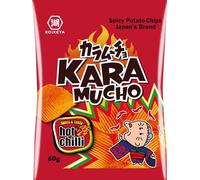 Koikeya Chips Karamucho Hot Chili 60 g (Lot de 12)