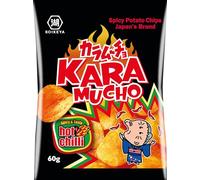 Koikeya Chips Karamucho Hot Chili 60 g (Lot de 12)