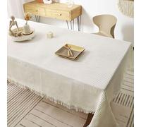 KOINEN Nappe Tissée,Nappe en Lin,Coton Lin Housse de Table à Manger Nappe Infroissable Nappe Décorative for Cuisine, Table à Manger-B-90x150cm(35x59inch) (Color : B, Size : 180x230cm(71x91inch))