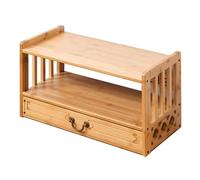 KOINEN Petite table d'autel de méditation, table de sanctuaire bouddhiste utilisée pour le culte de la divination ou meubles en bambou pour exposer des bocaux, des plantes et des livres