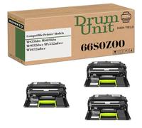 KOINKTO 66S0Z00 Unité d'imagerie de remplacement compatible pour imprimante Lexmark 66S0ZA0 pour imprimante MX632adwe MX532adwe MS631dw MS531dw (lot de 3, noir)