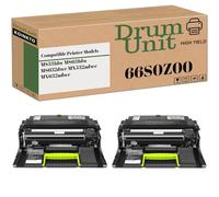 KOINKTO Lot de 2 unités d'imagerie de rechange compatibles avec imprimante Lexmark 66S0ZA0 pour imprimante MX632adwe MX532adwe MS631dw MS531dw Noir