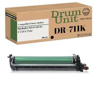 KOINKTO Tambour de rechange compatible pour imprimante Konica Minolta DR-711K IU-711Y IU-711M IU-711C, compatible avec imprimante Bizhub C654 C654e C754 C754e haute capacité 80 000 pages Noir