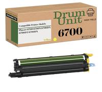 KOINKTO Unité tambour compatible 6700 pour Xerox 108R00971 108R00972 108R00973 108R00974, convient pour cartouche de tambour d'imprimante 6700N 6700DN 6700DT 50 000 pages (1 paquet jaune)