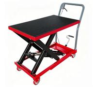 Koioplie Chariot Table élévatrice hydraulique à Ciseaux 500 kg, Rouge